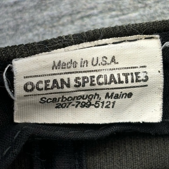 VTG Auto Palace Corduroy Ocean Specialties USA Snapback Trucker Hat Black OSFA - Picture 11 of 13